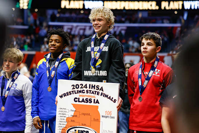 Illinois wrestling championships February 17 2024 Nate Latsch 25985